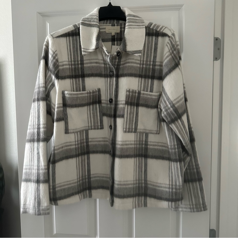 Melloday Plaid Shacket